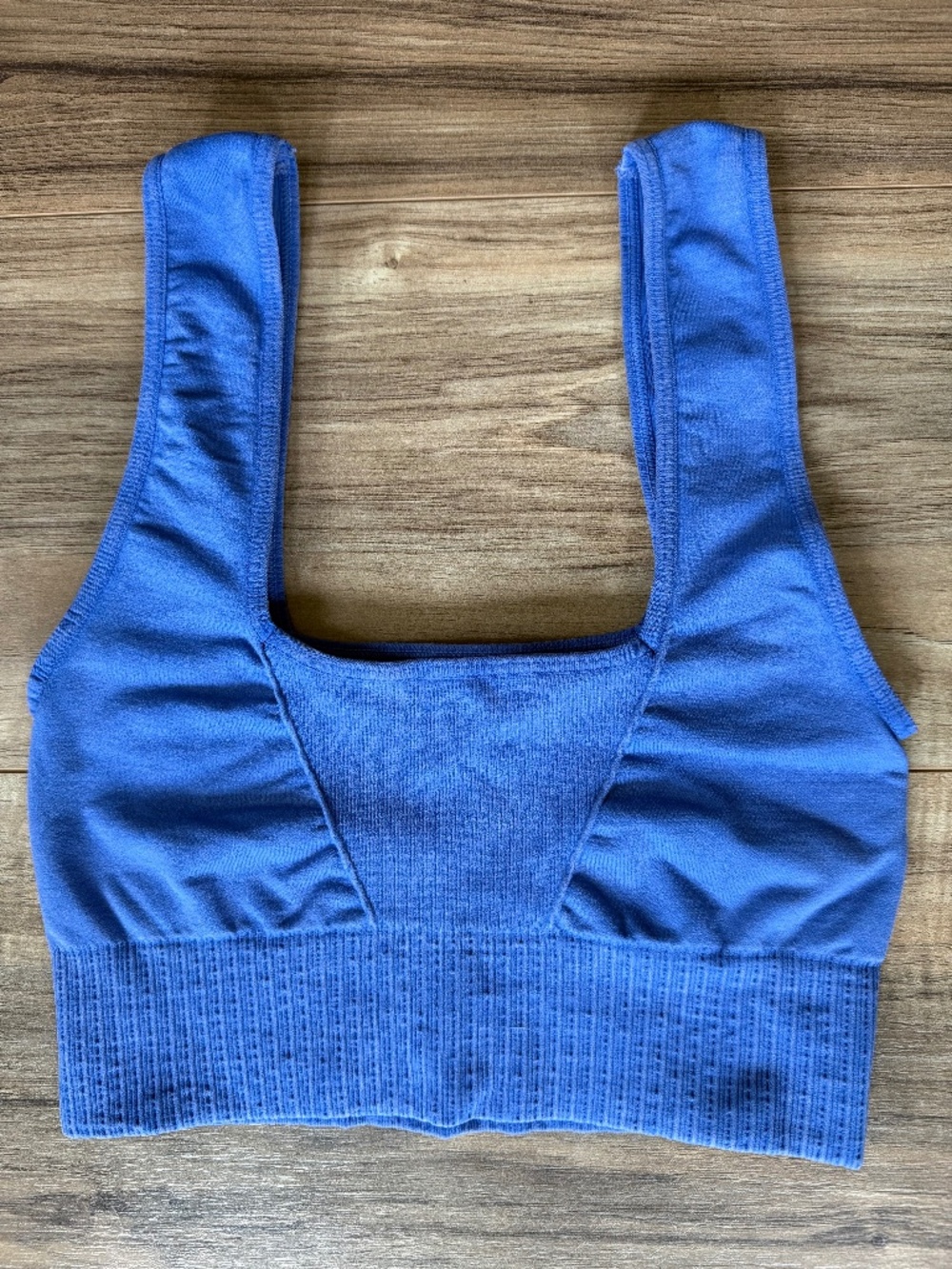 FP Good Karma Vintage Blue Square-Neck Bra